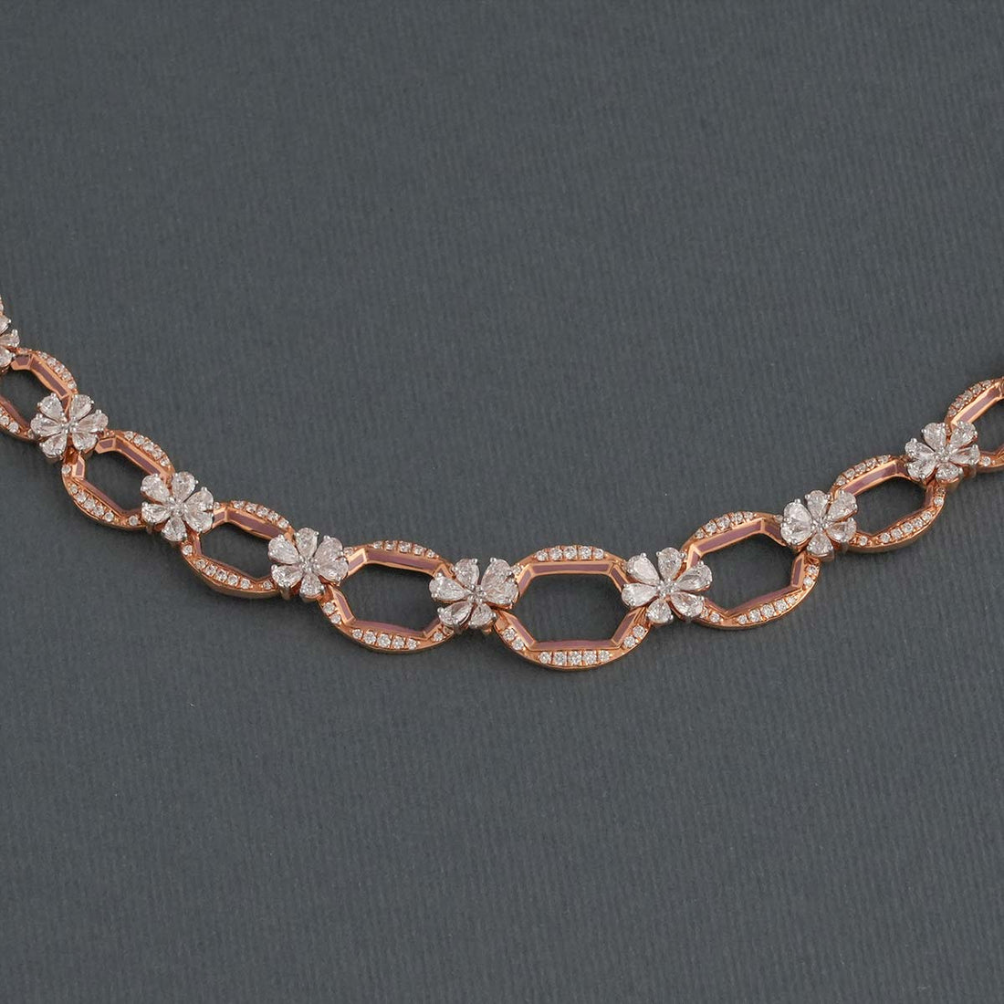 Ghazal Diamond Short Necklace Set