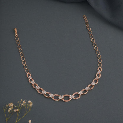 Ghazal Diamond Short Necklace Set