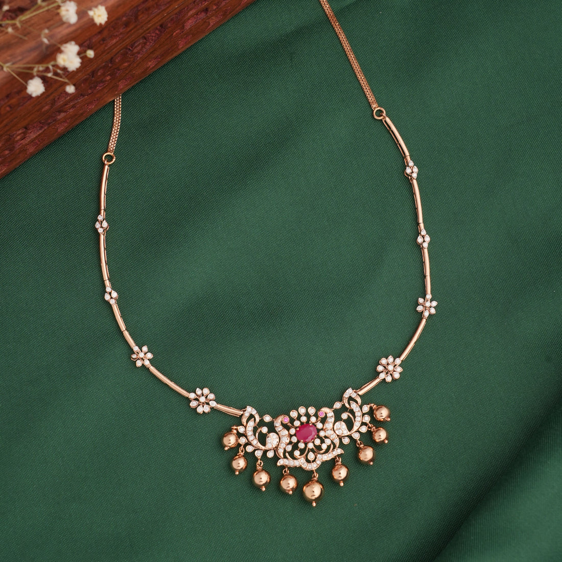 Stunning Diamond Short Necklace