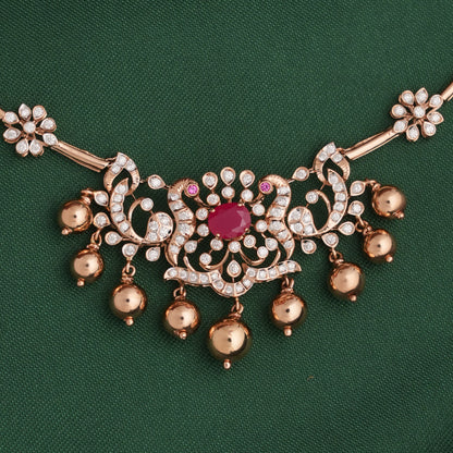 Stunning Diamond Short Necklace