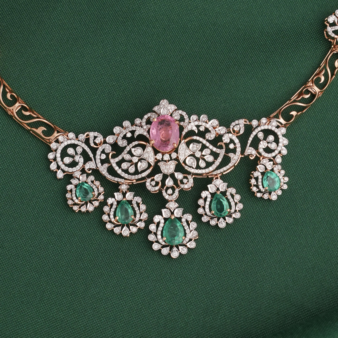 Dazzling Diamond Short Necklace