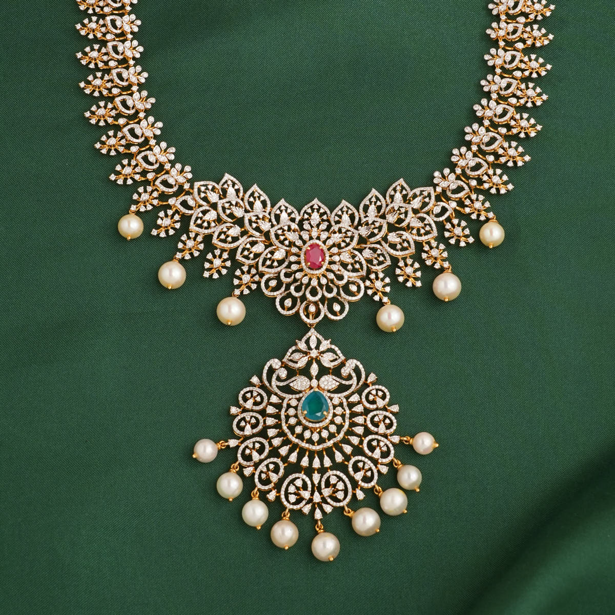 Grandeur Diamond Long Necklace