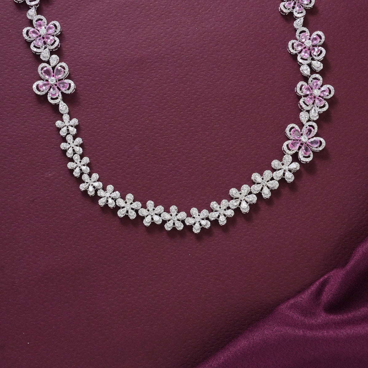Amazing Diamond Long Necklace