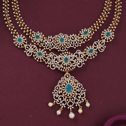 Regal Charm Diamond Short Necklace