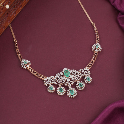 Majestic Beauty Diamond Short Necklace