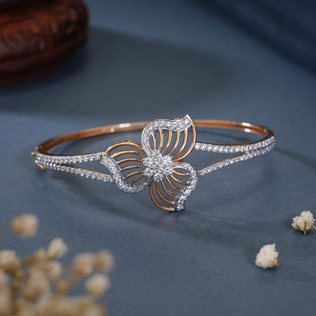 Grand Floral Diamond  Bracelet