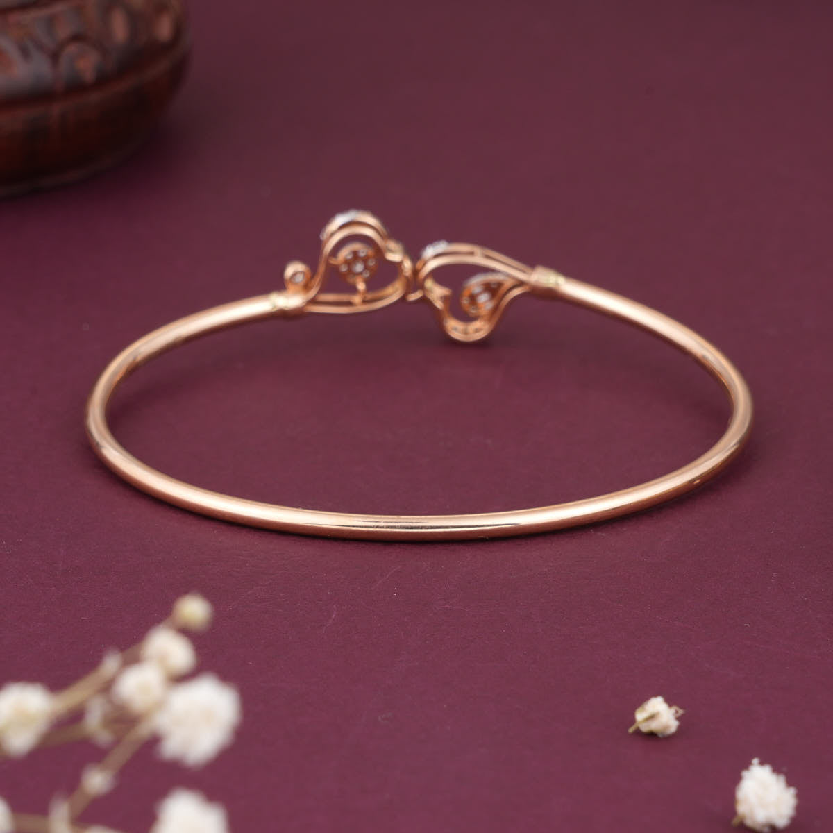 Merge Heart Diamond  Bracelet