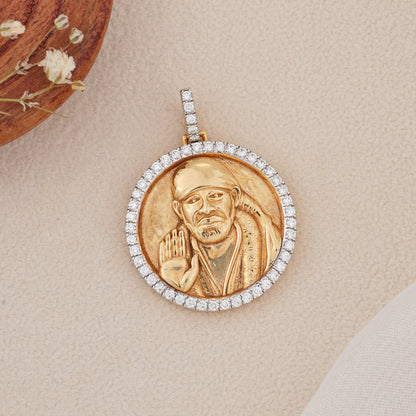 Saibaba Diamond Pendant