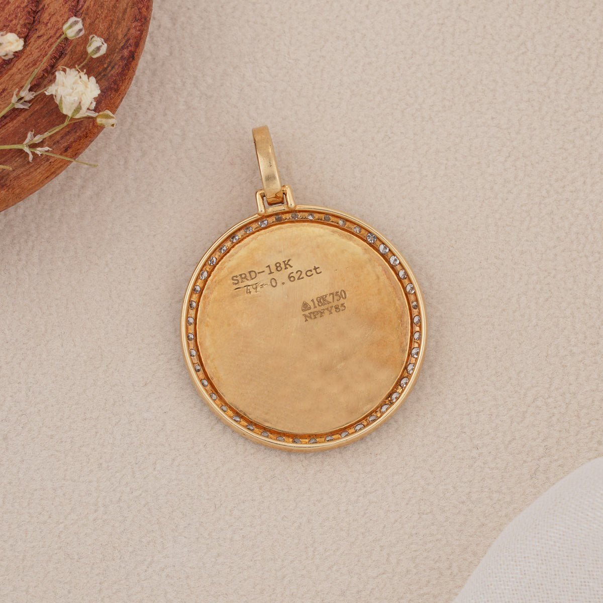 Saibaba Diamond Pendant