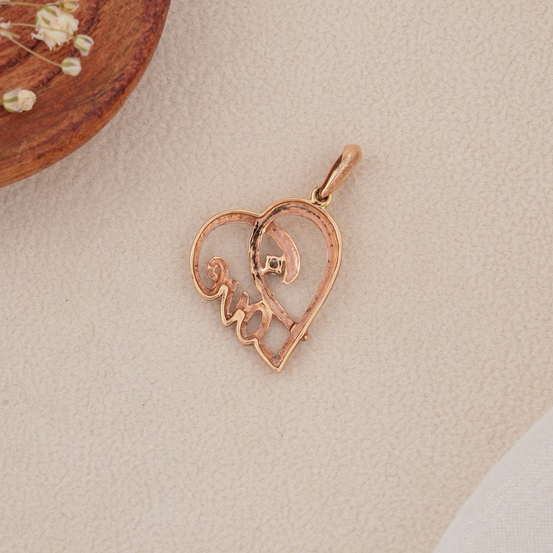 Cute Love Diamond Pendant