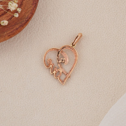 Cute Love Diamond Pendant