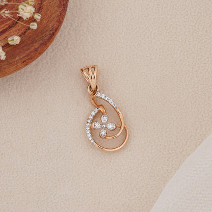 Crown Aura Diamond Pendant