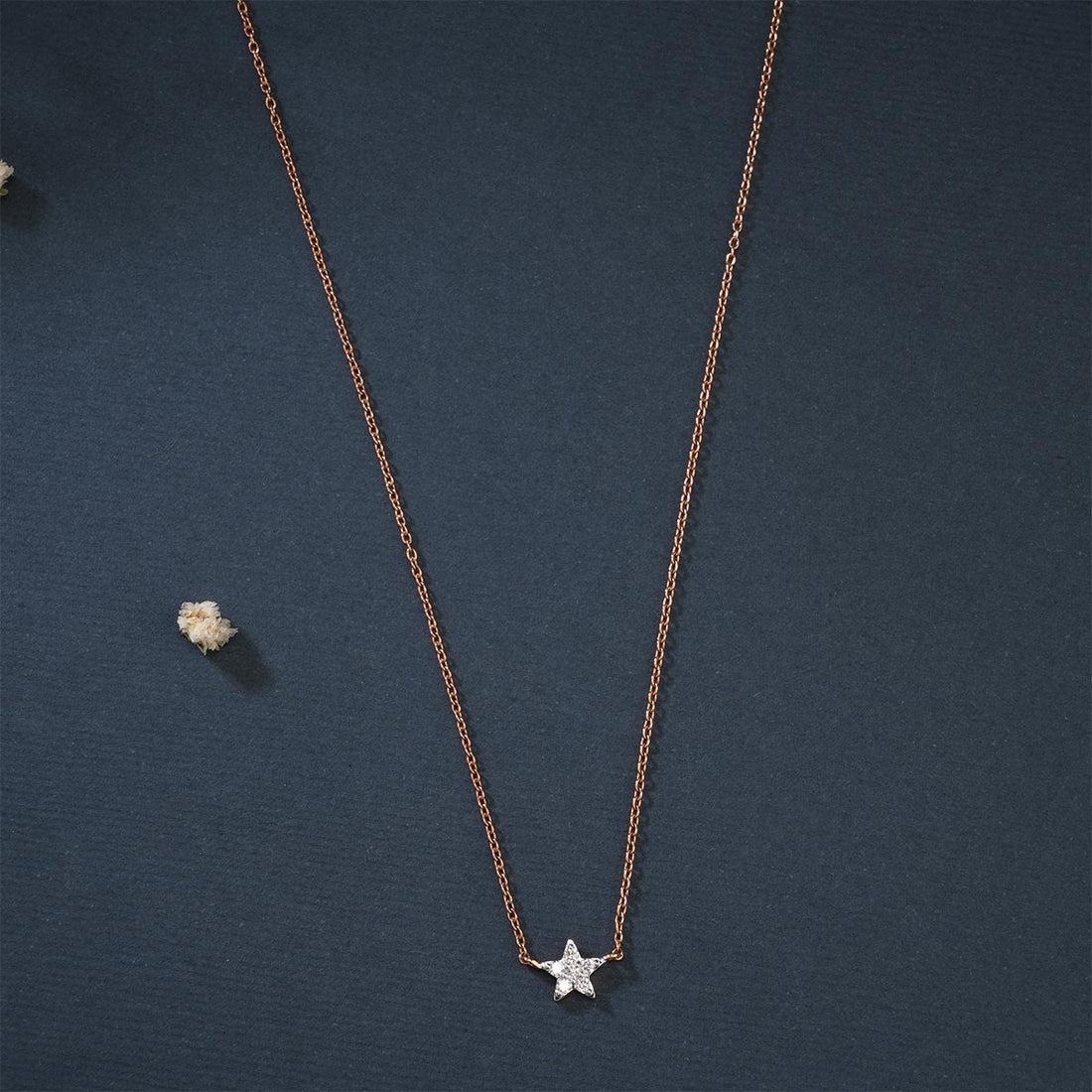 Cute Star Diamond Pendant Chain