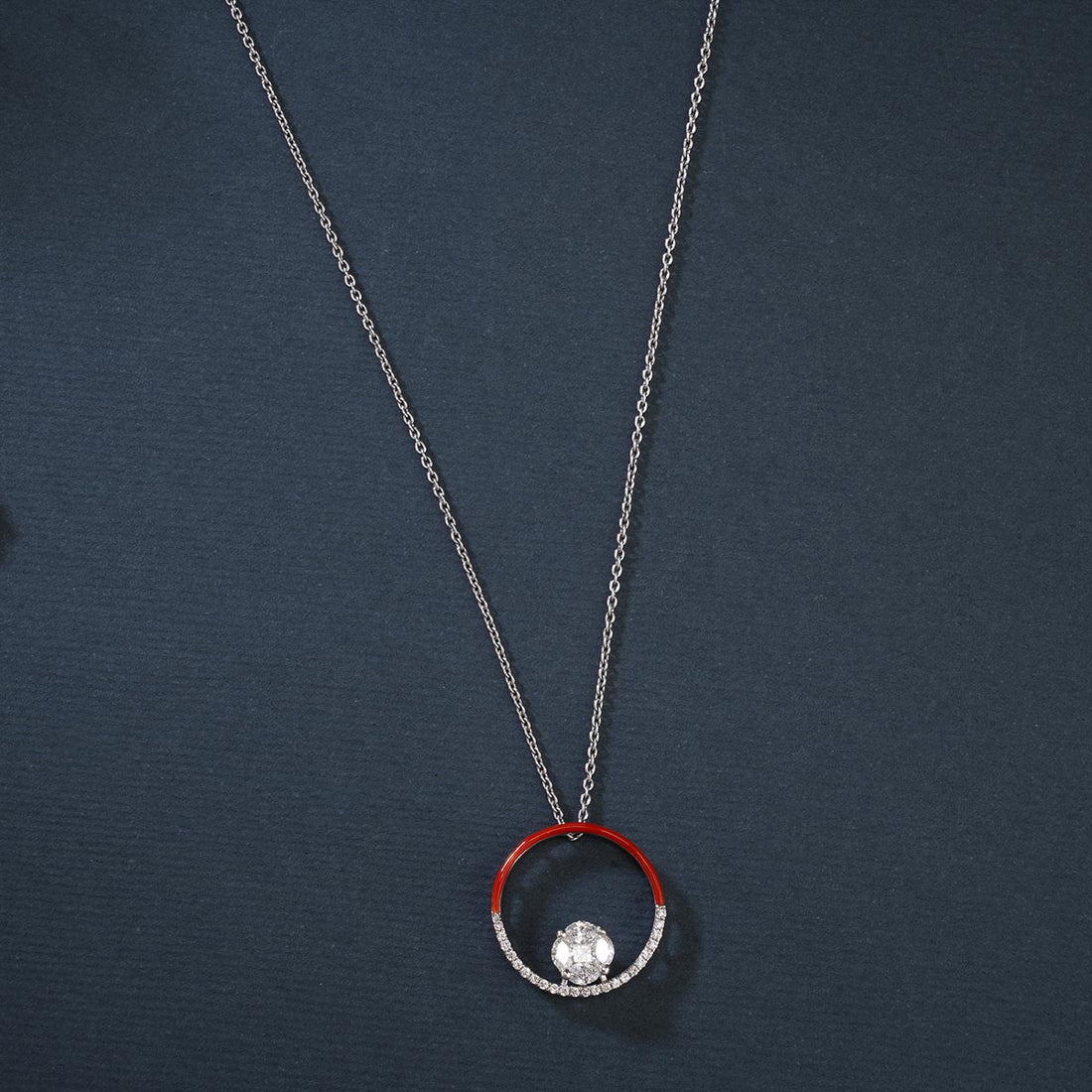 Charming Diamond Pendant Chain