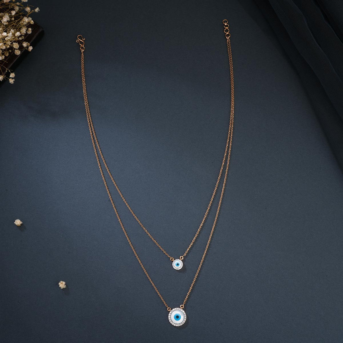 Stylish Evil Eye Pendant Chain