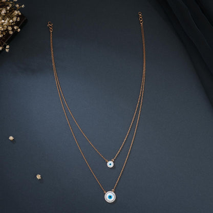 Stylish Evil Eye Pendant Chain