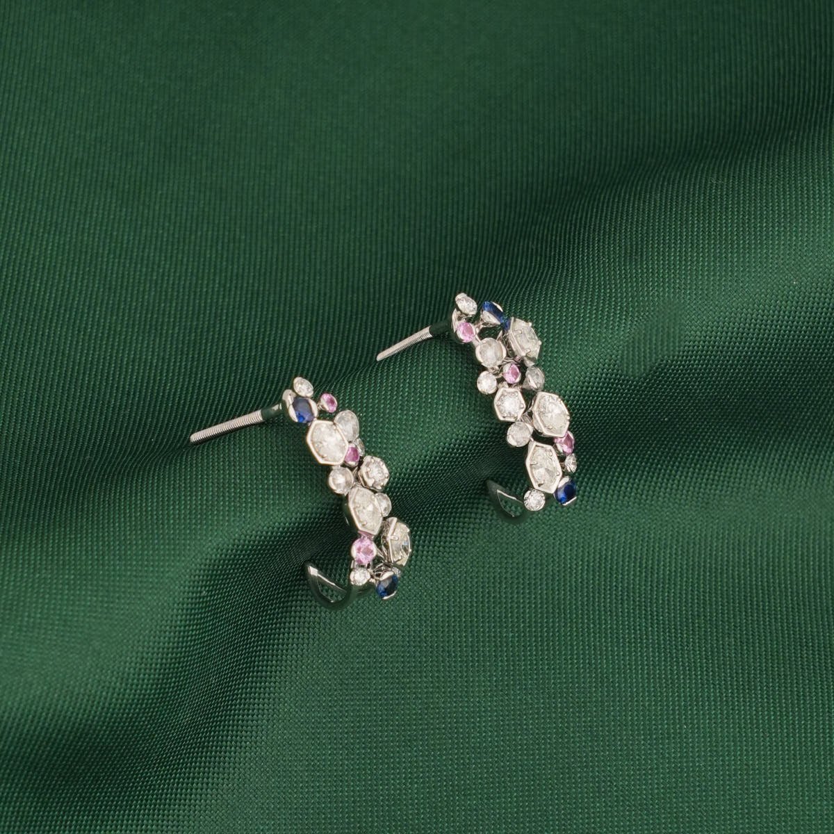 Dazzling Diamond Pendant Chain Set