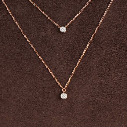 Elegance Diamond Short Necklace