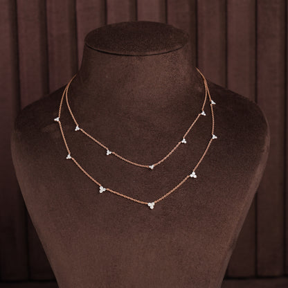 Dazzling Diamond Short Necklace
