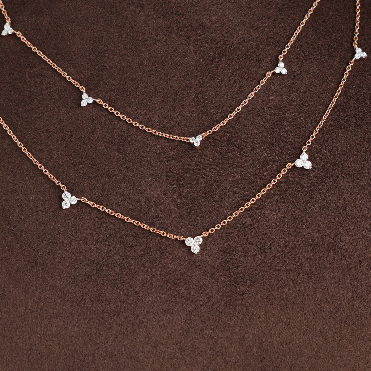 Dazzling Diamond Short Necklace