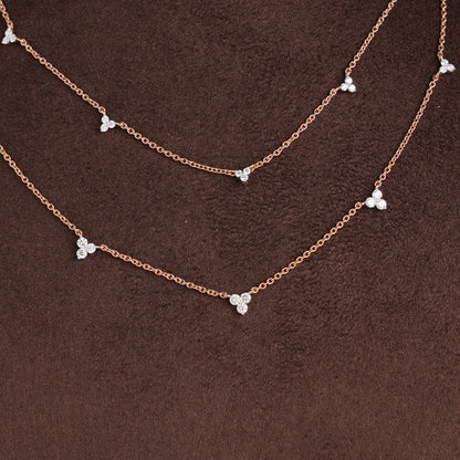 Dazzling Diamond Short Necklace