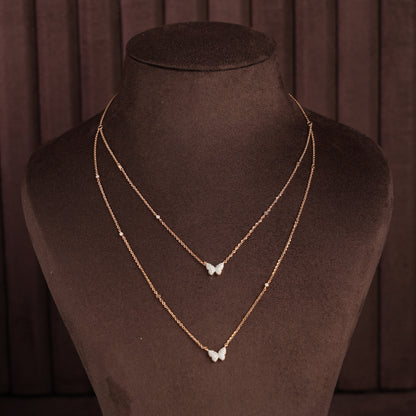 Elegant Diamond Short Necklace