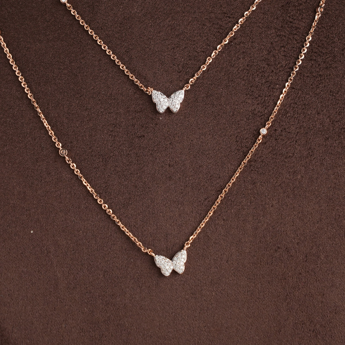 Elegant Diamond Short Necklace