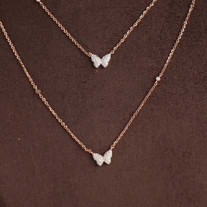 Elegant Diamond Short Necklace