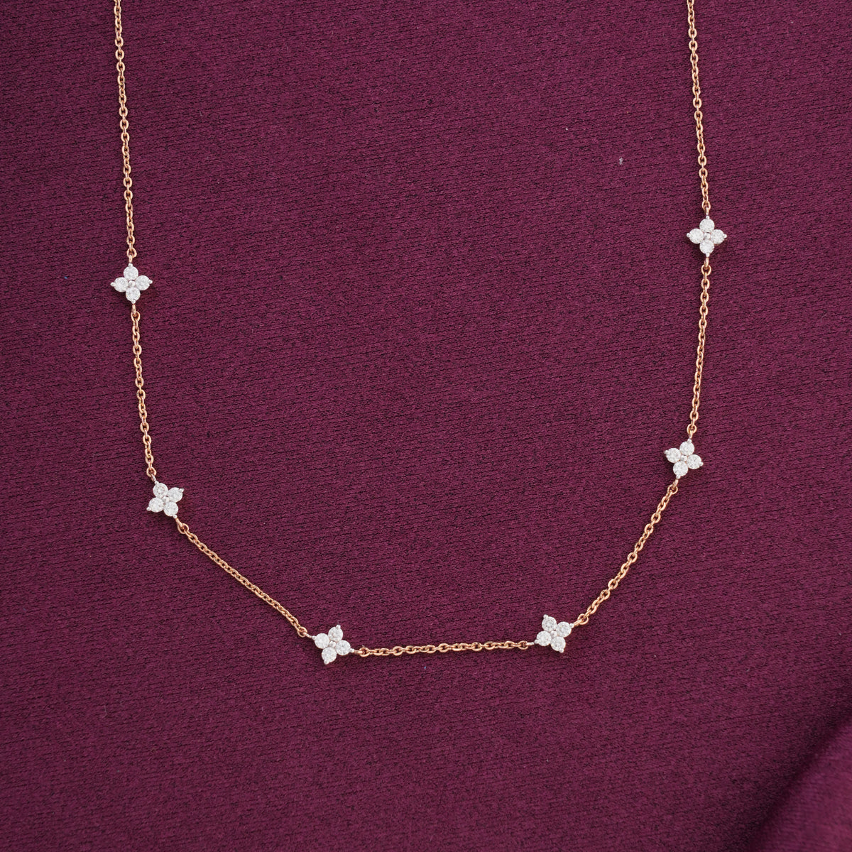 Fabulous Diamond Short Necklace