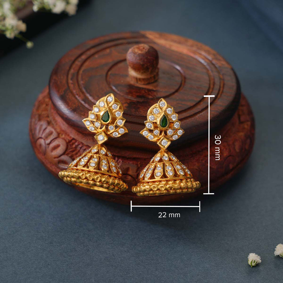 Sparkler Diamond Jhumkas