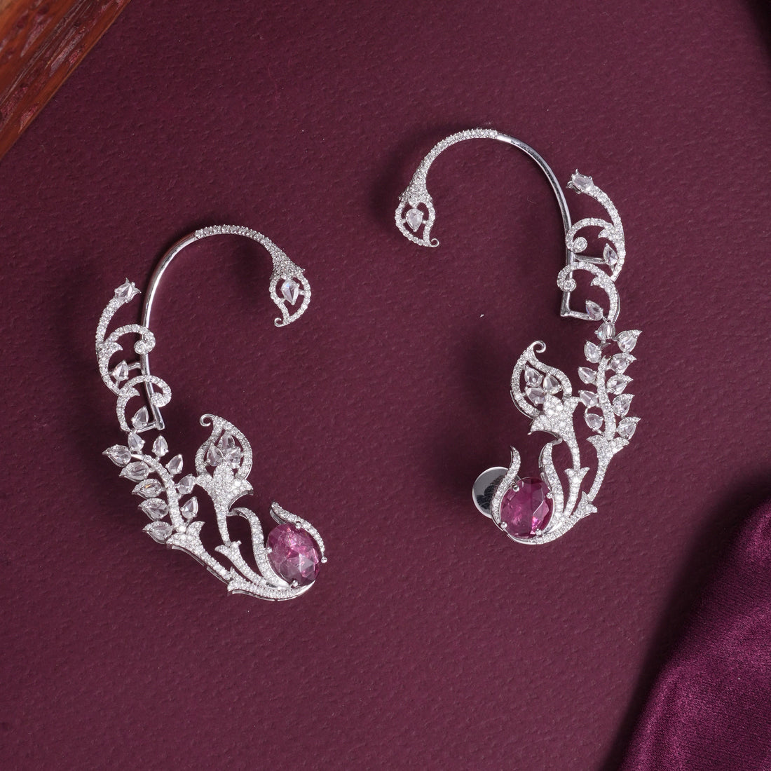 Beautiful Diamond Ear Cuffs