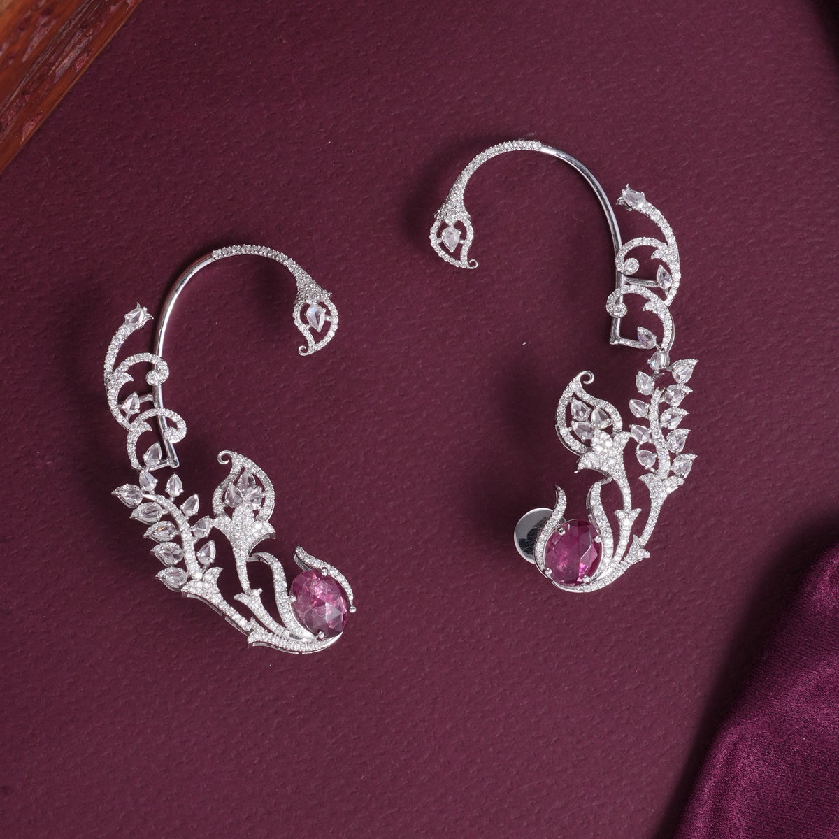 Beautiful Diamond Ear Cuffs