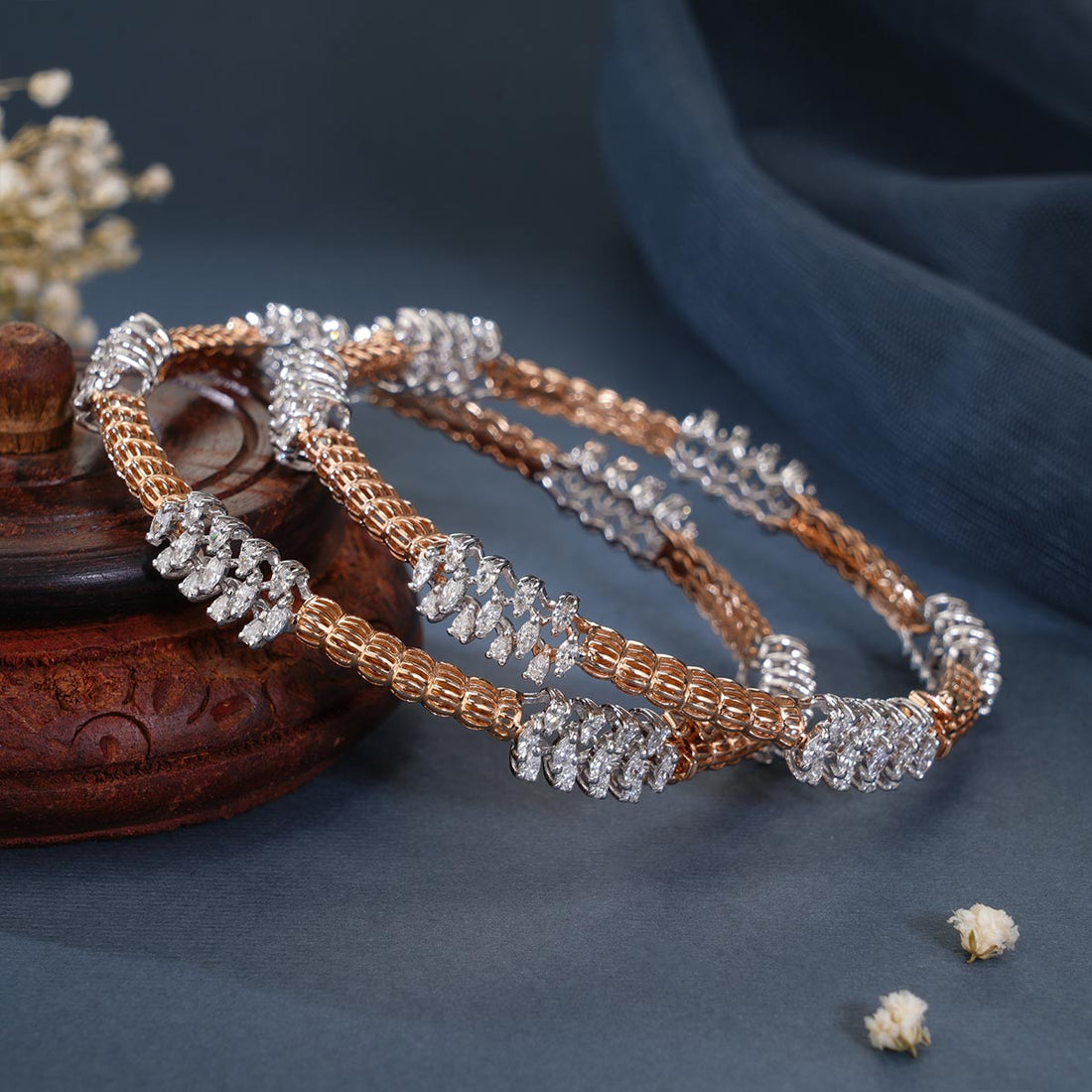 Magestic Diamond Bangles