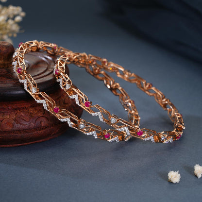 Radiant Diamond Bangles