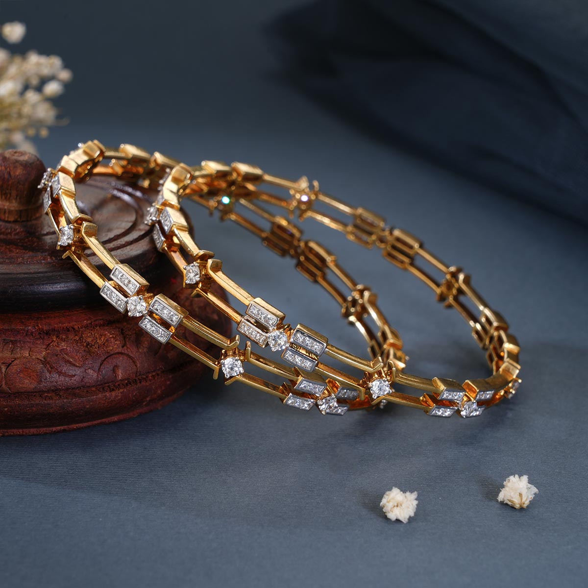 Delightful Diamond Bangles