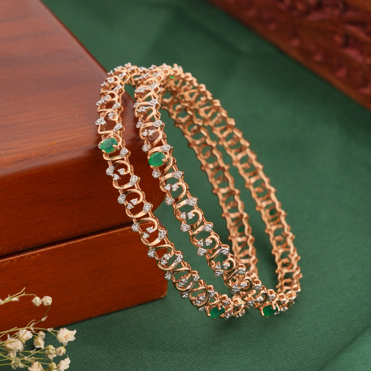 Dazzling Diamond Bangles