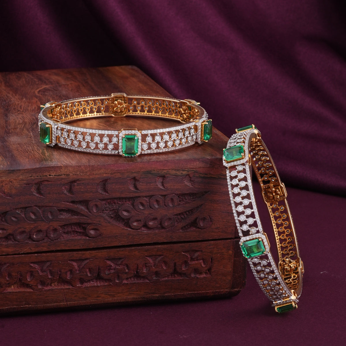 Glitz Diamond Bangles