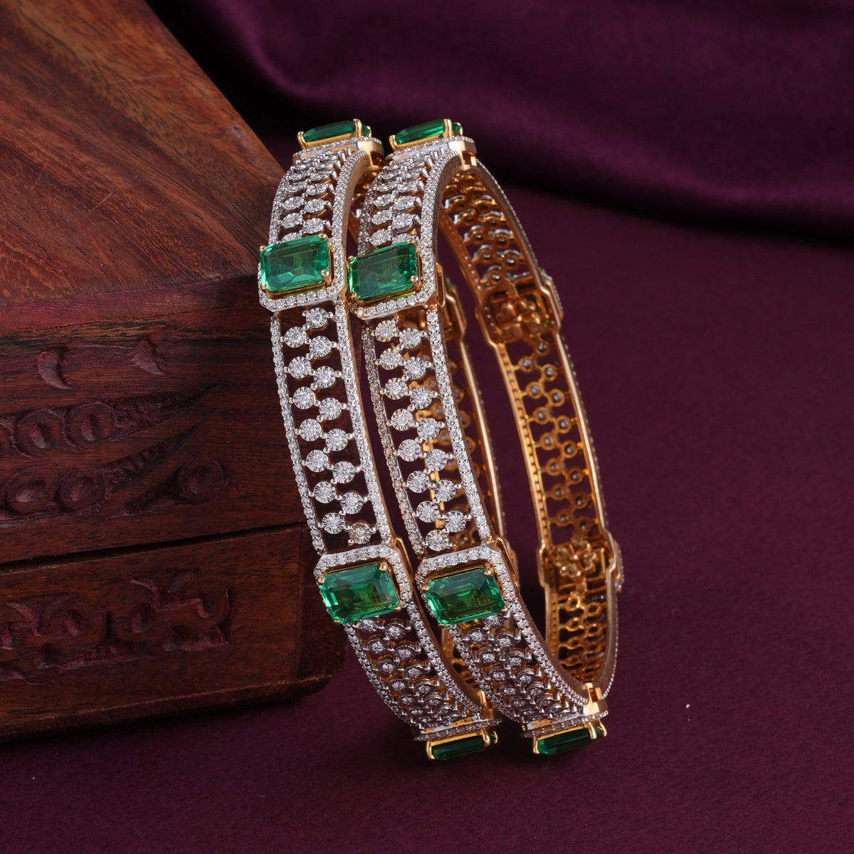 Glitz Diamond Bangles