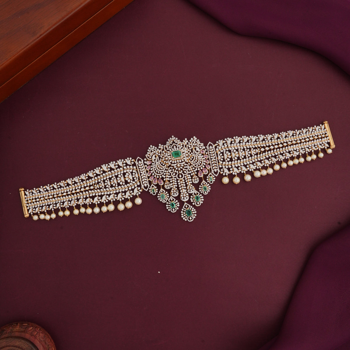 Grand Bridal Diamond Oddiyanam