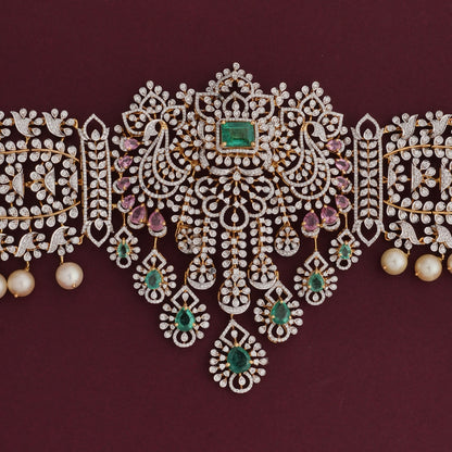 Grand Bridal Diamond Oddiyanam