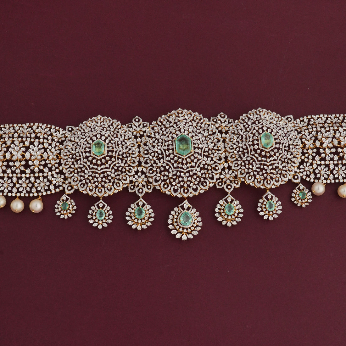 Attractive Diamond Oddiyanam