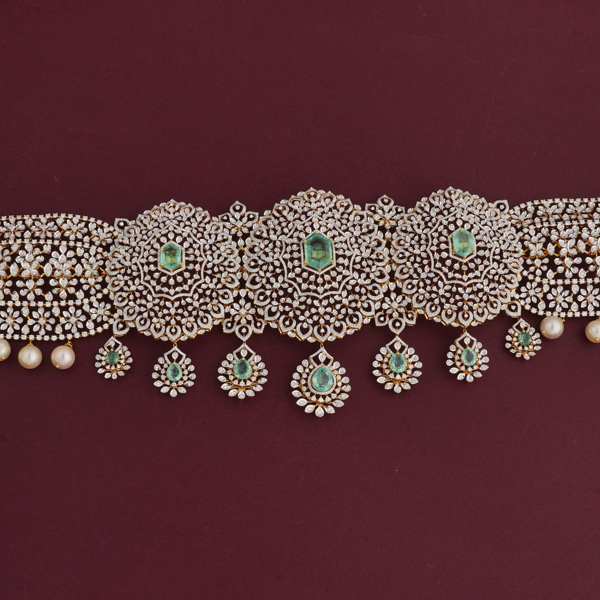 Attractive Diamond Oddiyanam
