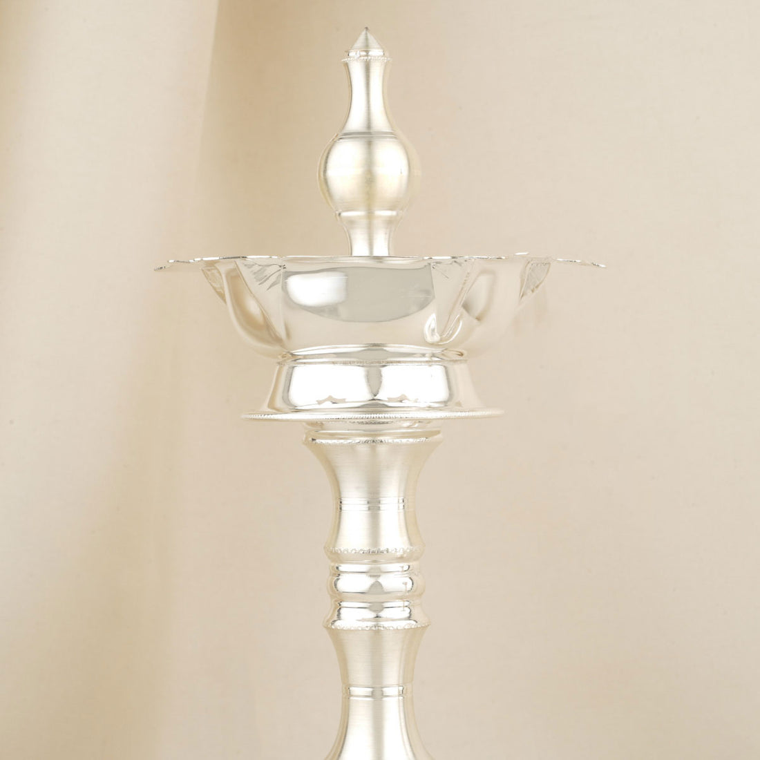 Silver Kadasal Mokku Pair Lamp