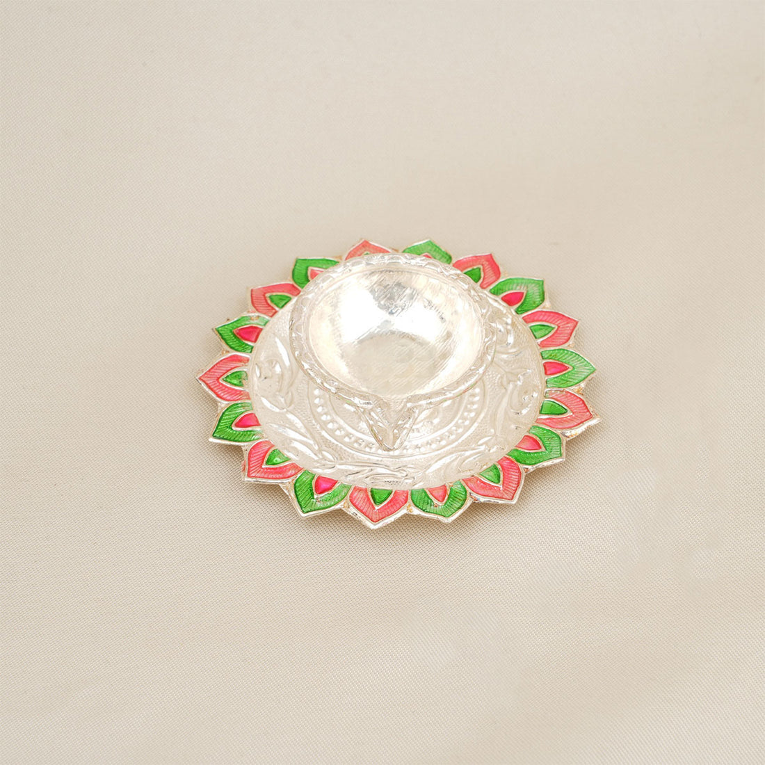 Colourful Silver Lamp