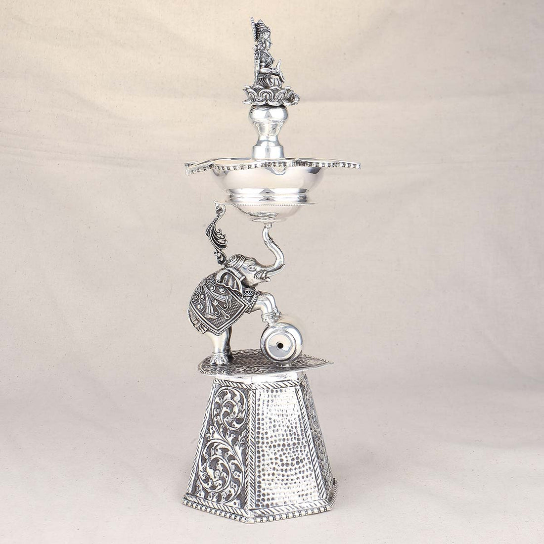 Laxmi Silver Antique Lamp