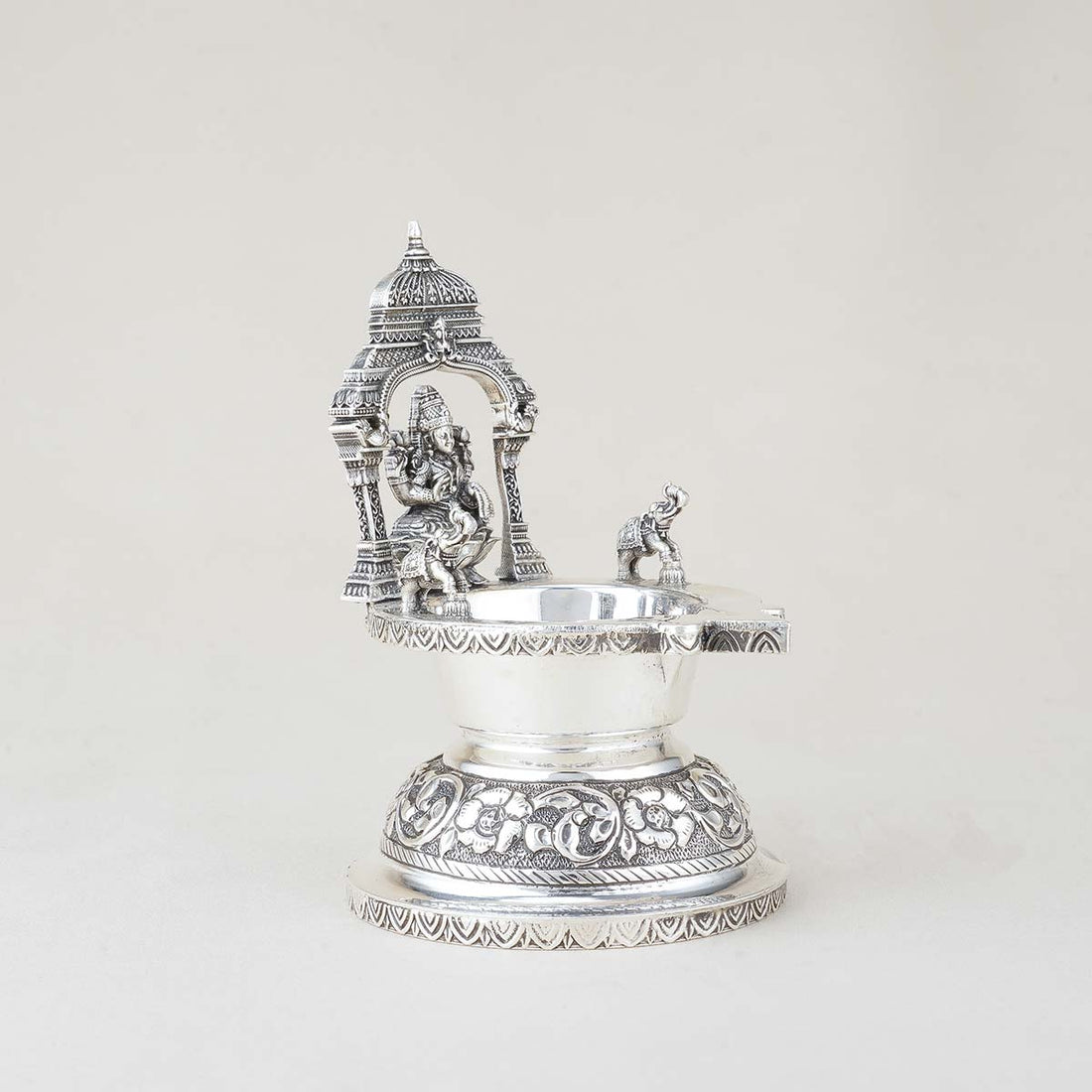 Silver Lamp with Antique