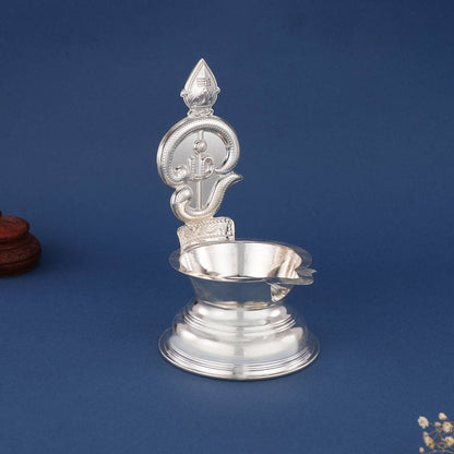 Om Silver Lamp