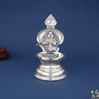 Om Silver Lamp