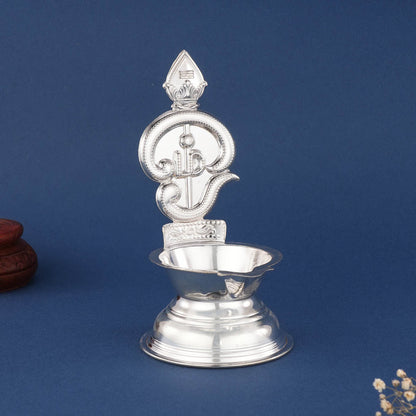 Om Design Silver Lamp