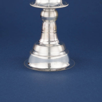 Divine Radiance Silver Lamp